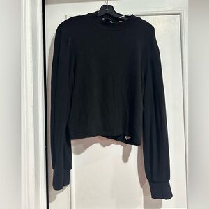 Elie Tahari Black Long Sleeve Top